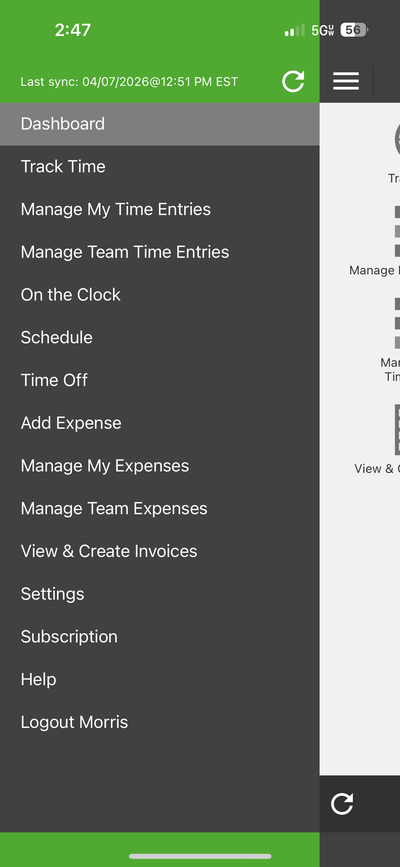 Navigation Menu 1